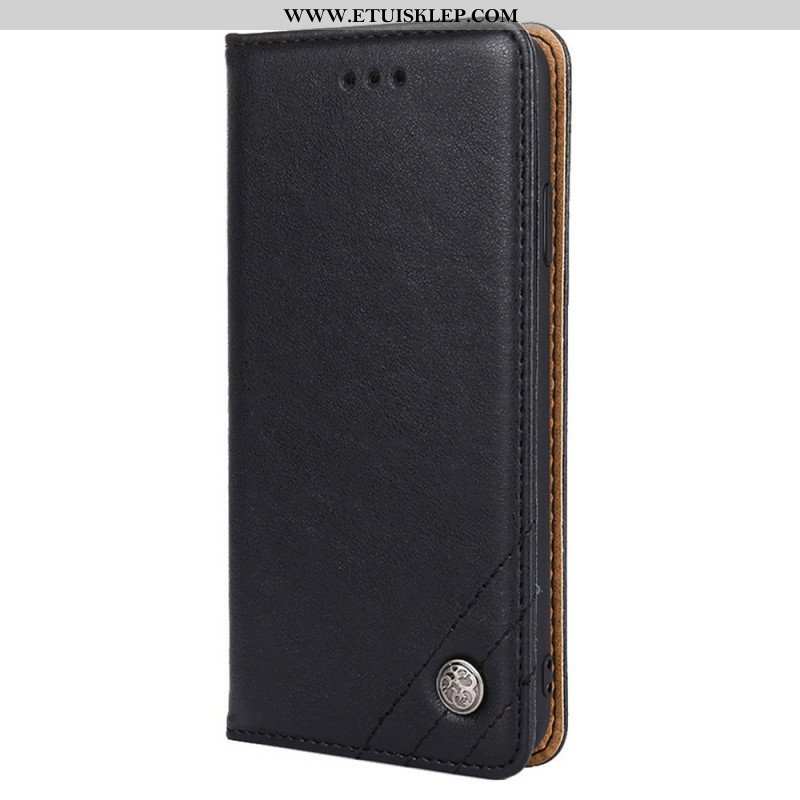 Etui Na Telefon do Xiaomi Redmi Note 11 Pro / 11 Pro 5G Etui Folio Stylowy Skórzany Nit